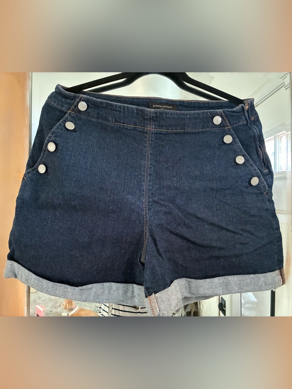 Banana Republic High Waisted Denim Shorts | 32/14